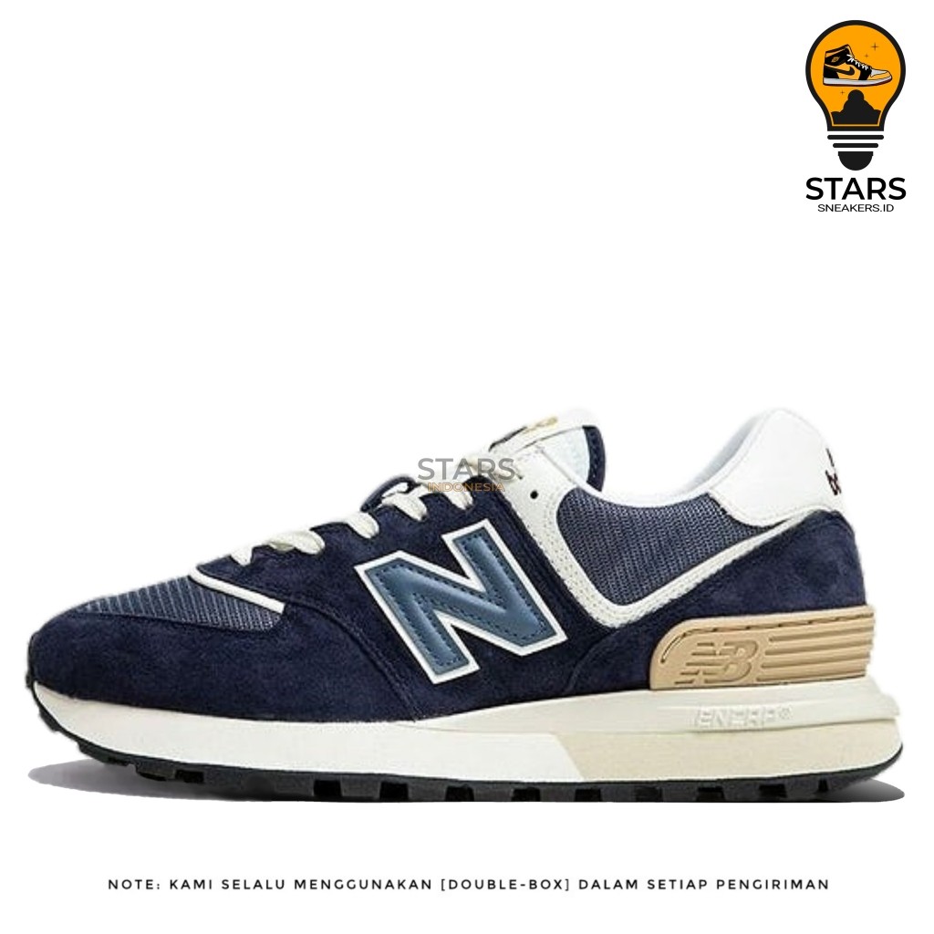 Sneakers 574 Legacy Navy 100% Authentic
