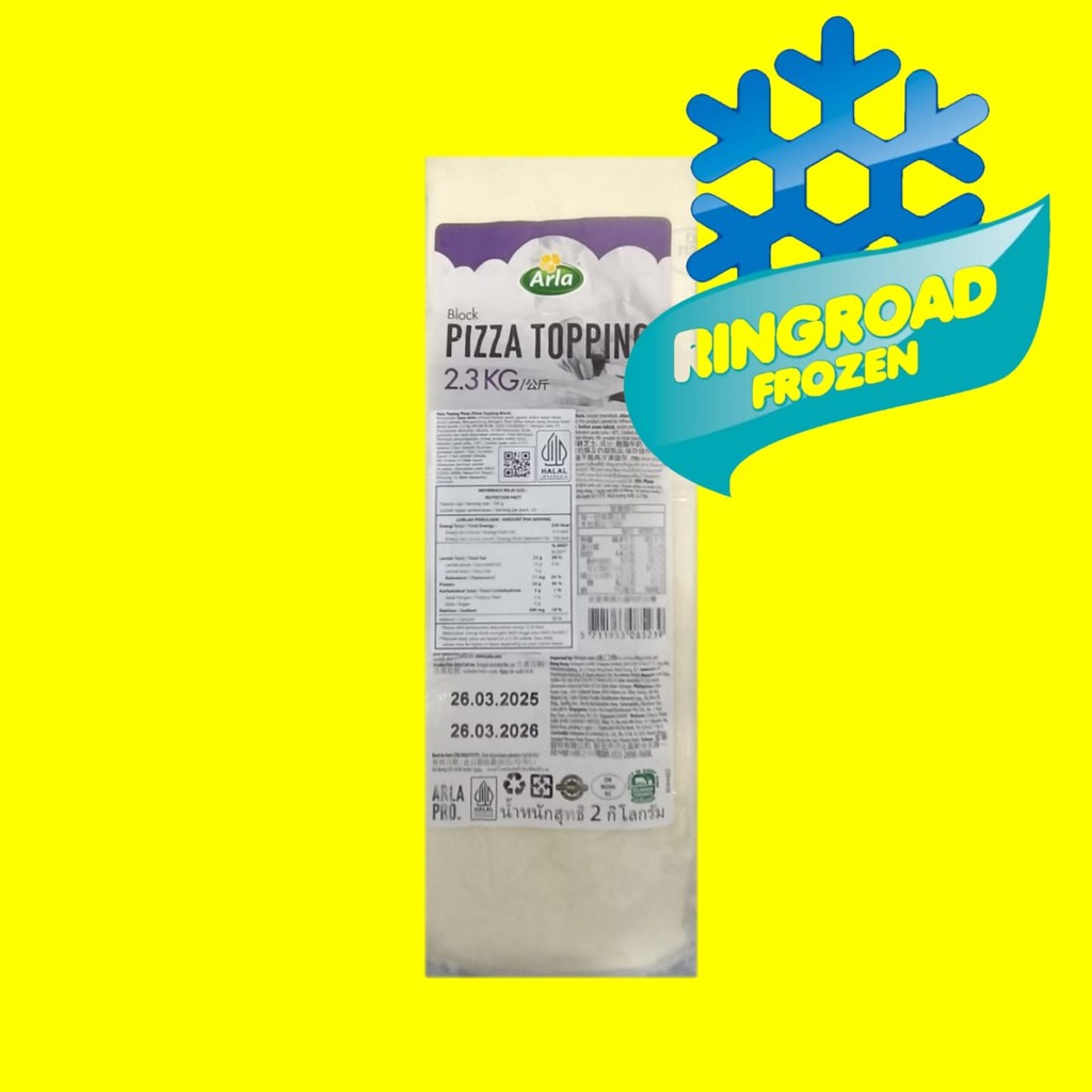 

ARLA MOZZA PIZZA TOPPING 2.3 KG