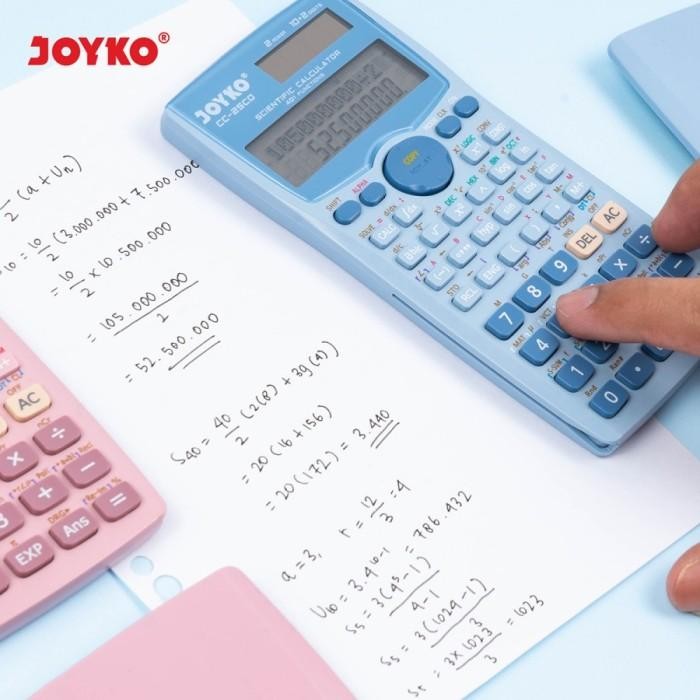 

⌞ Limited Stok⌝ - Terlaris JOYKO CC 25CO Kalkulator Ilmiah 401 Func Scientific Calculator CC25CO - BIRU