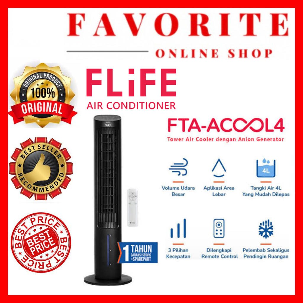 AIR COOLER FLIFE FTA-ACOOL4 TOWER FAN FLIFE