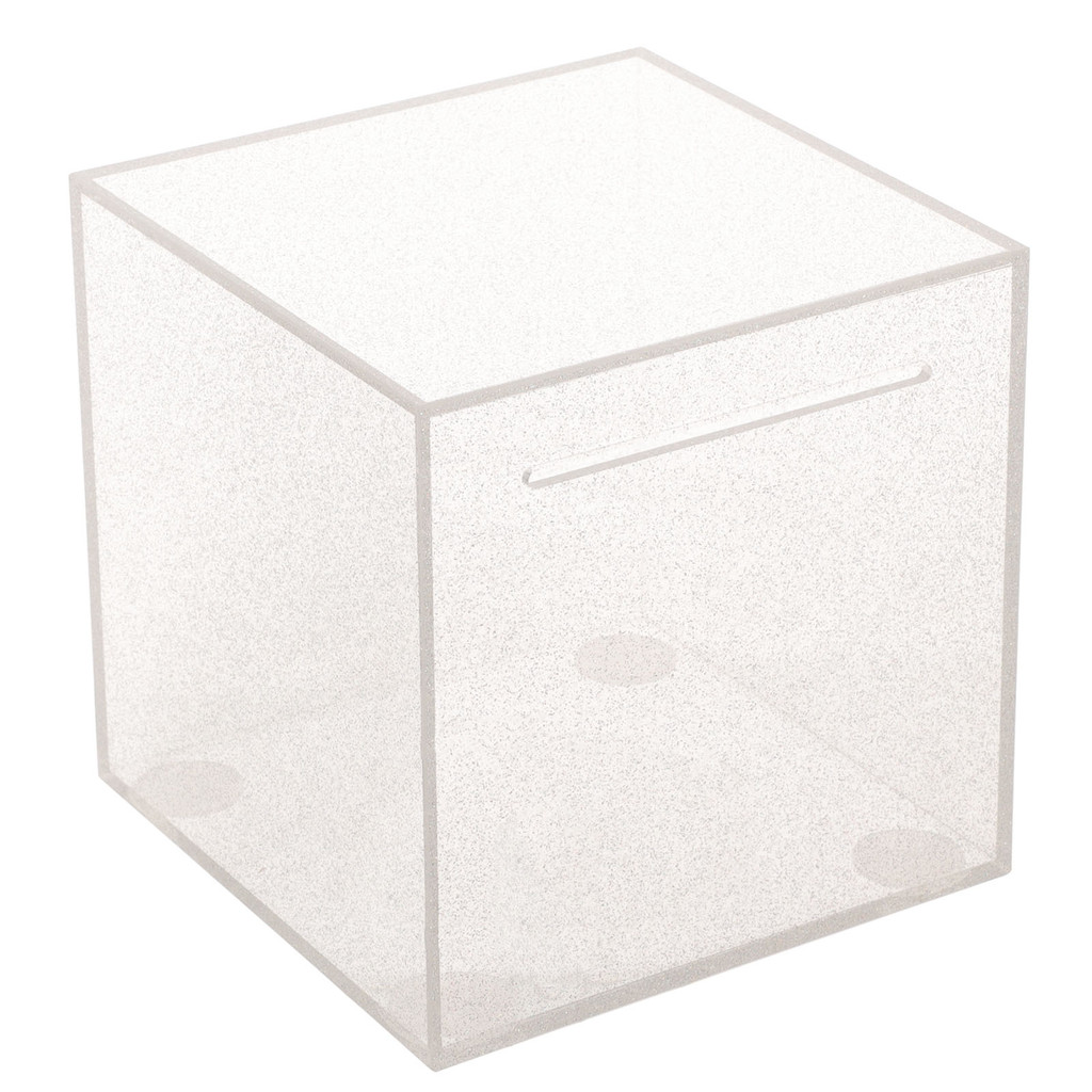 

Acrylic Savings Jar 12x12x12cm Cube Shape Money Bank Cash Container Storage Box Coin Slot Home Decor Elegant Design Holiday Gift