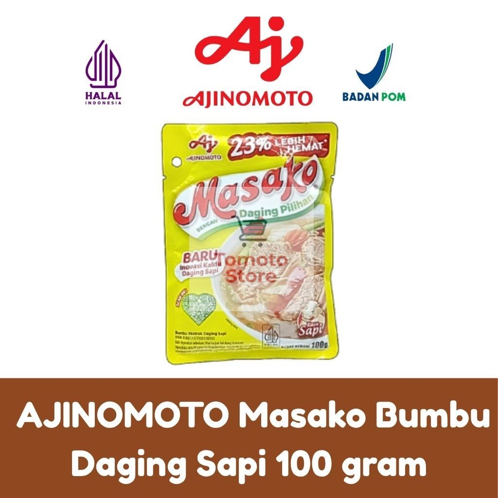 

✨ TOMOTOSTORE ✨ AJINOMOTO Masako Bumbu Daging Sapi 100 gr