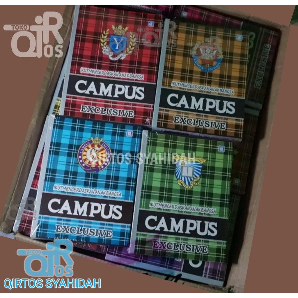 

Buku tulis Campus 38 lembar isi 10 buku TOKO Qirtos