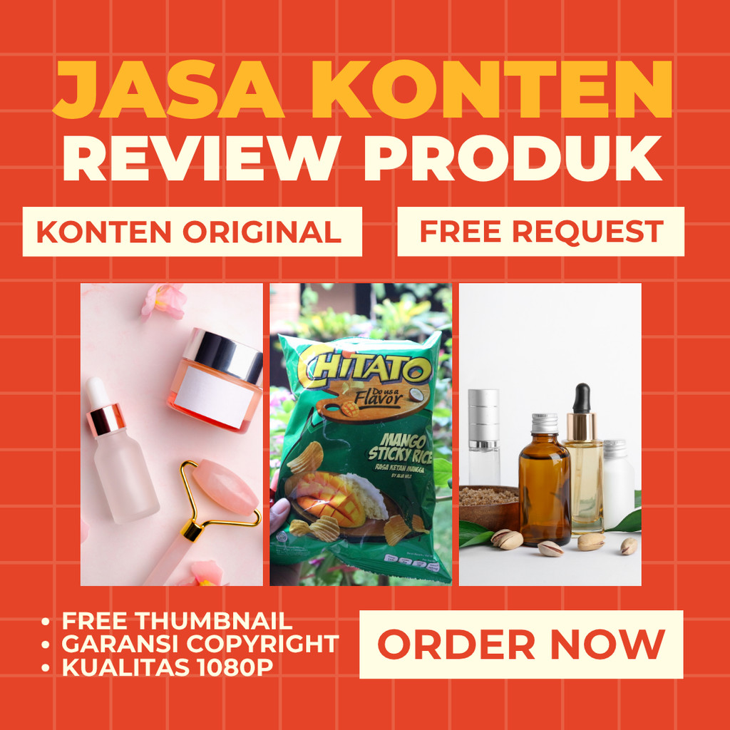 Jasa Konten Review Produk Termurah dan Bergaransi