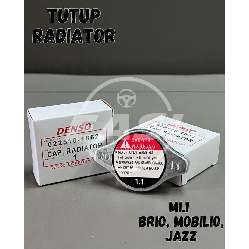 TUTUP RADIATOR  HONDA BRIO - MOBILIO - JAZZ   022510-3041 M1.1