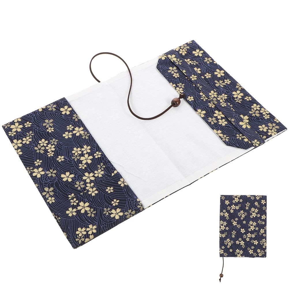 

Stretch Floral Book Cover Protector Vintage Cloth For Books Long Lasting Fabric Dust Cover Notebook Cover Sleeve