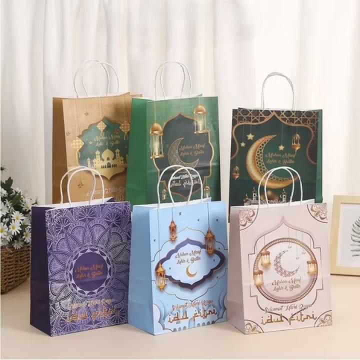 

Tas Paperbag Lebaran Idul Fitri Tas Kado Paperbag Besar Tas Bingkisan Goodie Bag Hampers Este
