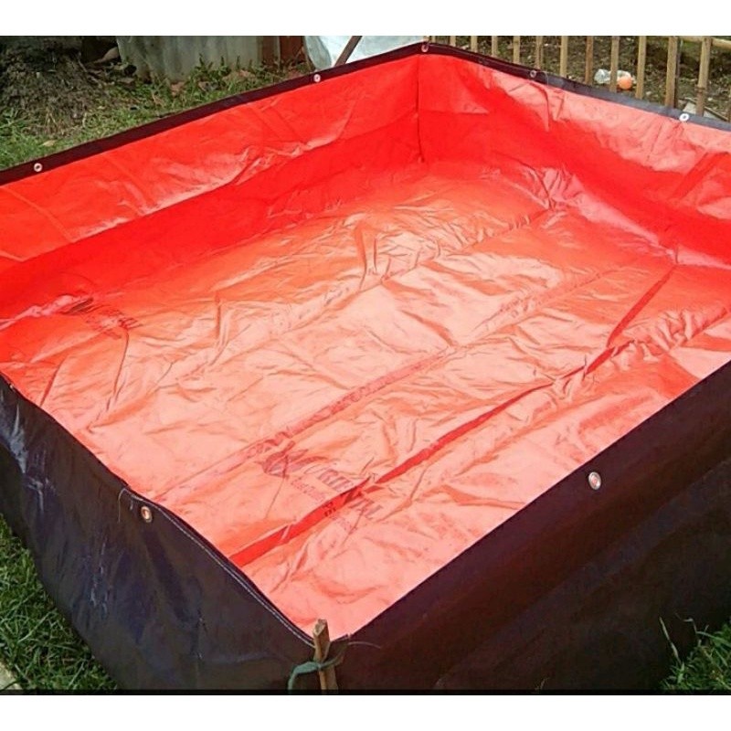 terpal kolam ikan 200x200x50 a12 korea 100% REALPICT
