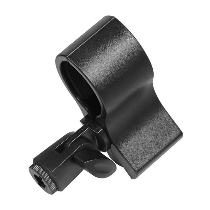 Mic Holder Besar untuk Mic Wireless mic condenser universal jepit - Hitam Universal, Mic holder