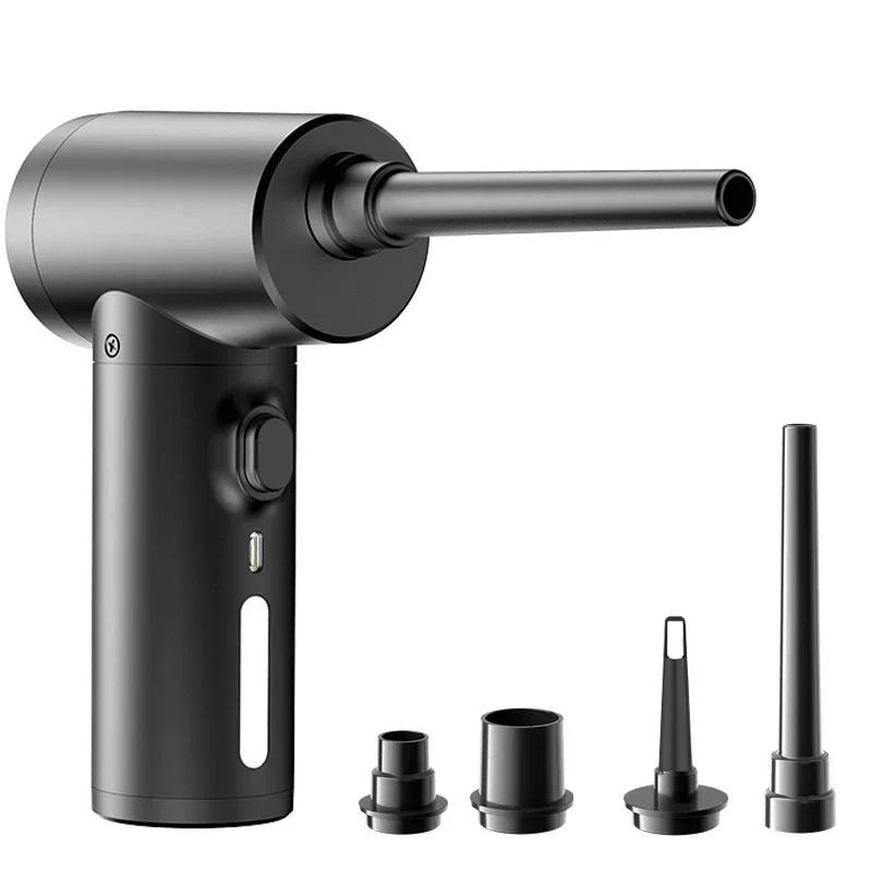 Zai Xiao Wireless Air Duster 50000 RPM Dust Blowing Gun USB Compressed Air Blower Cleaning for Compu