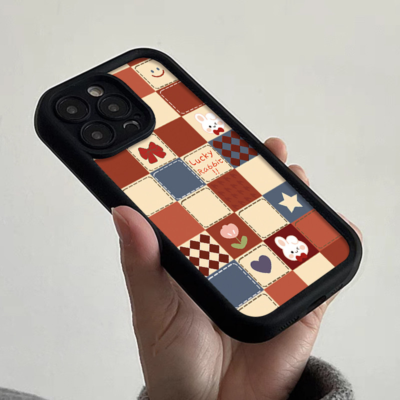 Kisi kartun Casing Untuk IPhone 16 11 15 13 14 12 Pro Max 7Plus 8Plus SE 2020 XR X XS Max 16 7 8 6S 