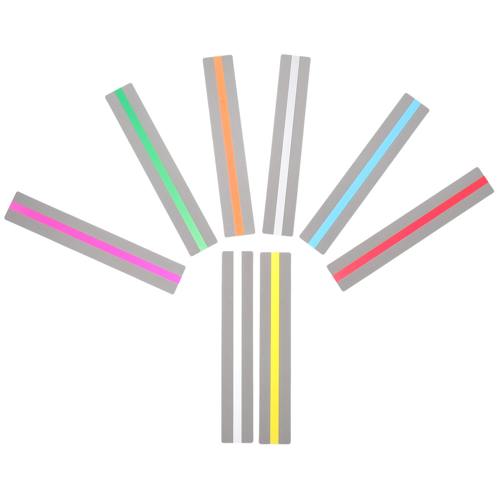 

8 Pcs Colored Reading Bookmark Strips Highlight Tracking Rulers Guided Bookmarks For Dyslexia Aid Page Marker Household School