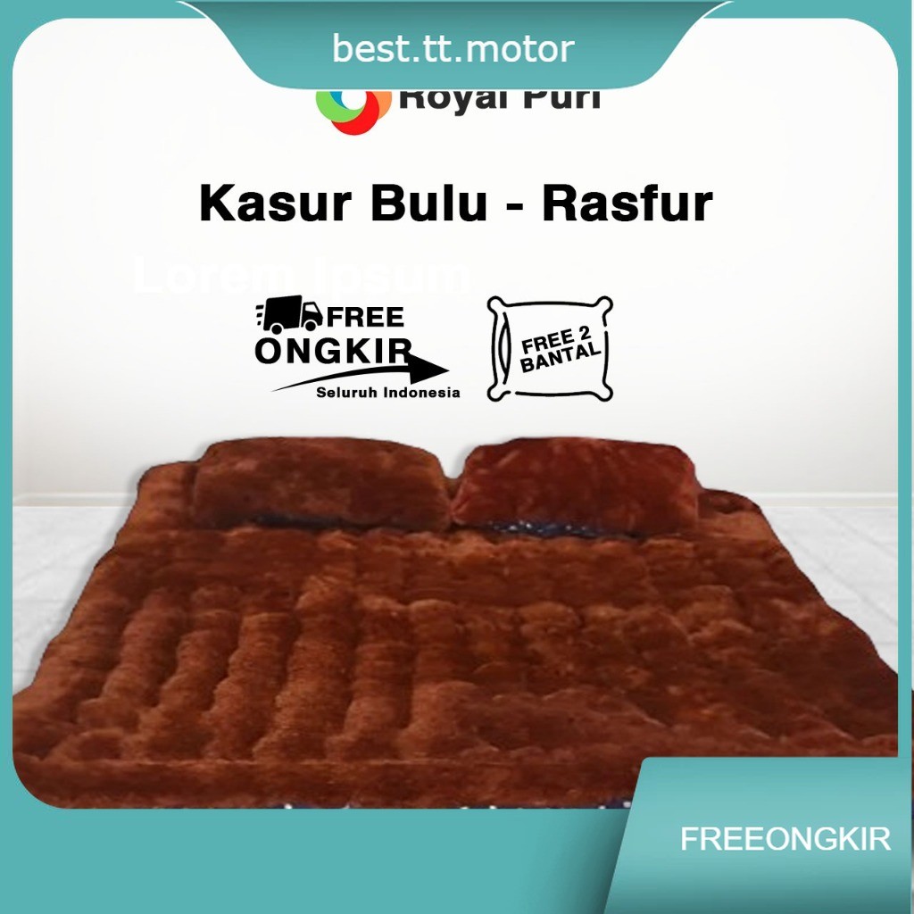 Royal Puri - Kasur Lantai Gender Rasfur 130 x 140 x 180 x 200 cm - Kasur Lantai Rasfur Semua Ukuran