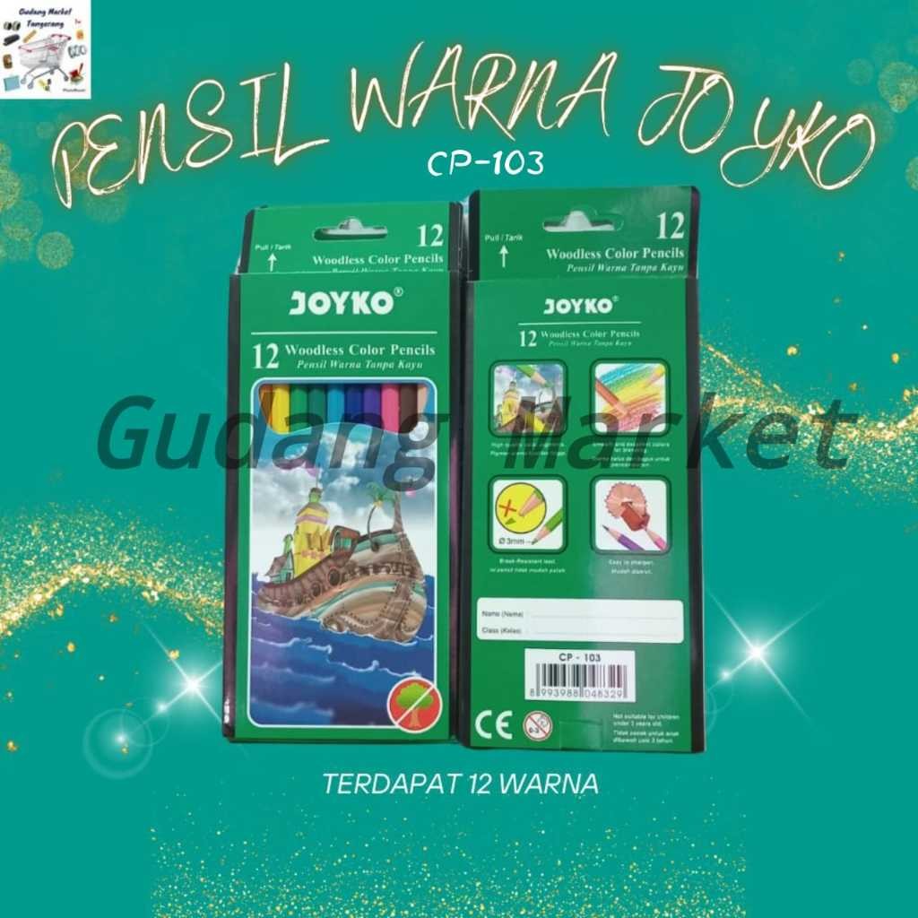 

PINSIL WARNA JOYKO CP-103 1PACK ISI 12WARNA