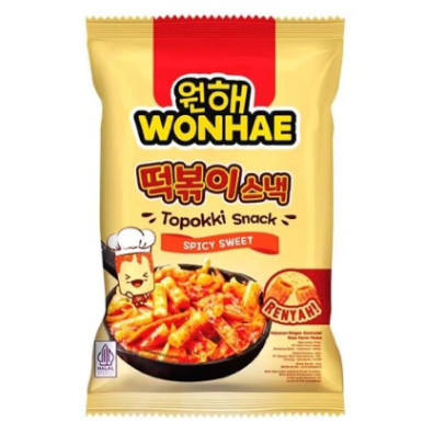 

Wonhae Topokki Snack Spicy Sweet 80 gr