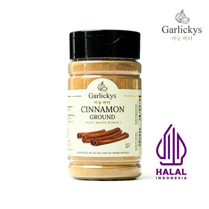 

GARLICKYS Kayu Manis Bubuk Murni Cinnamon Cinamon Powder Serbuk Bumbu Dapur - Cinnamon