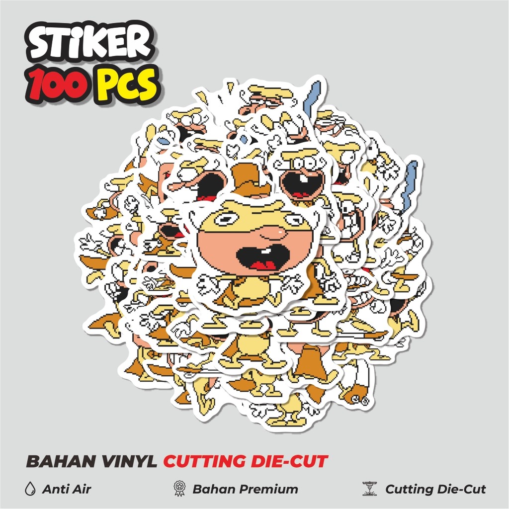 

Terbaru! 50 pcs Stiker Pizza Tower V18 Dekorasi Lucu Kreatif untuk Notebook, Skateboard, HP