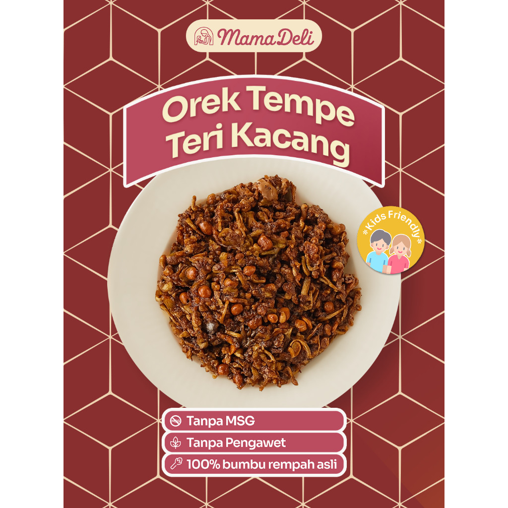 

Orek Tempe Teri Kacang MamaDeli - Lauk Siap Saji