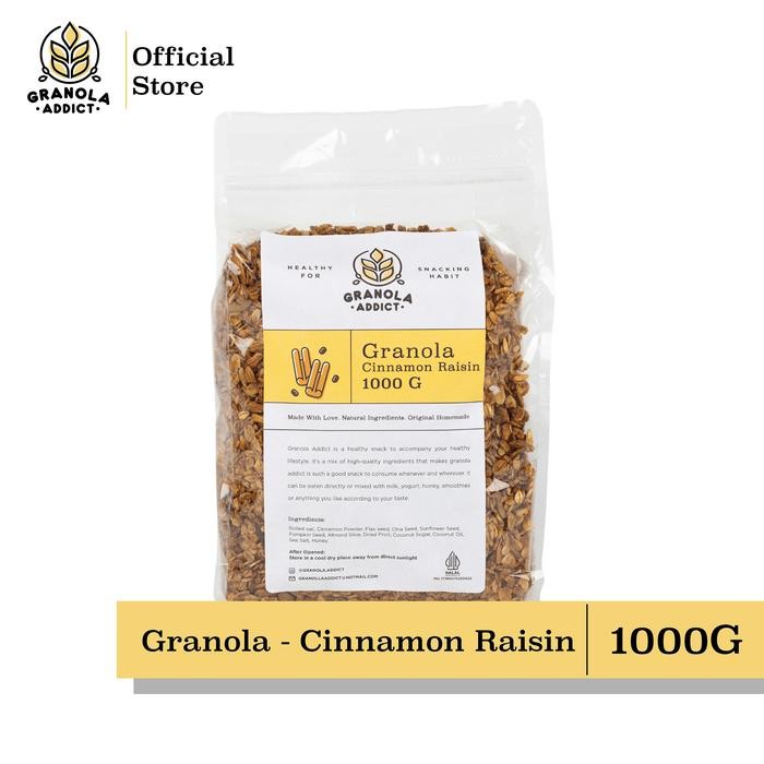 

Granola Addict - Cinnamon Raisin 1000G (1KG)