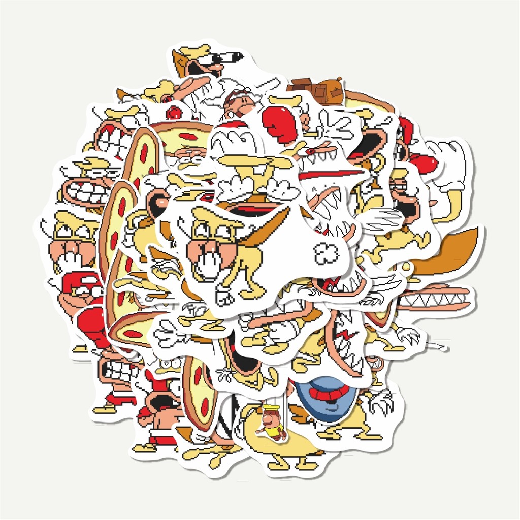 

Sticker Pack Stiker Pizza Tower V36 | Sticker TUMBLR | Stiker LAPTOP KOPER HELM