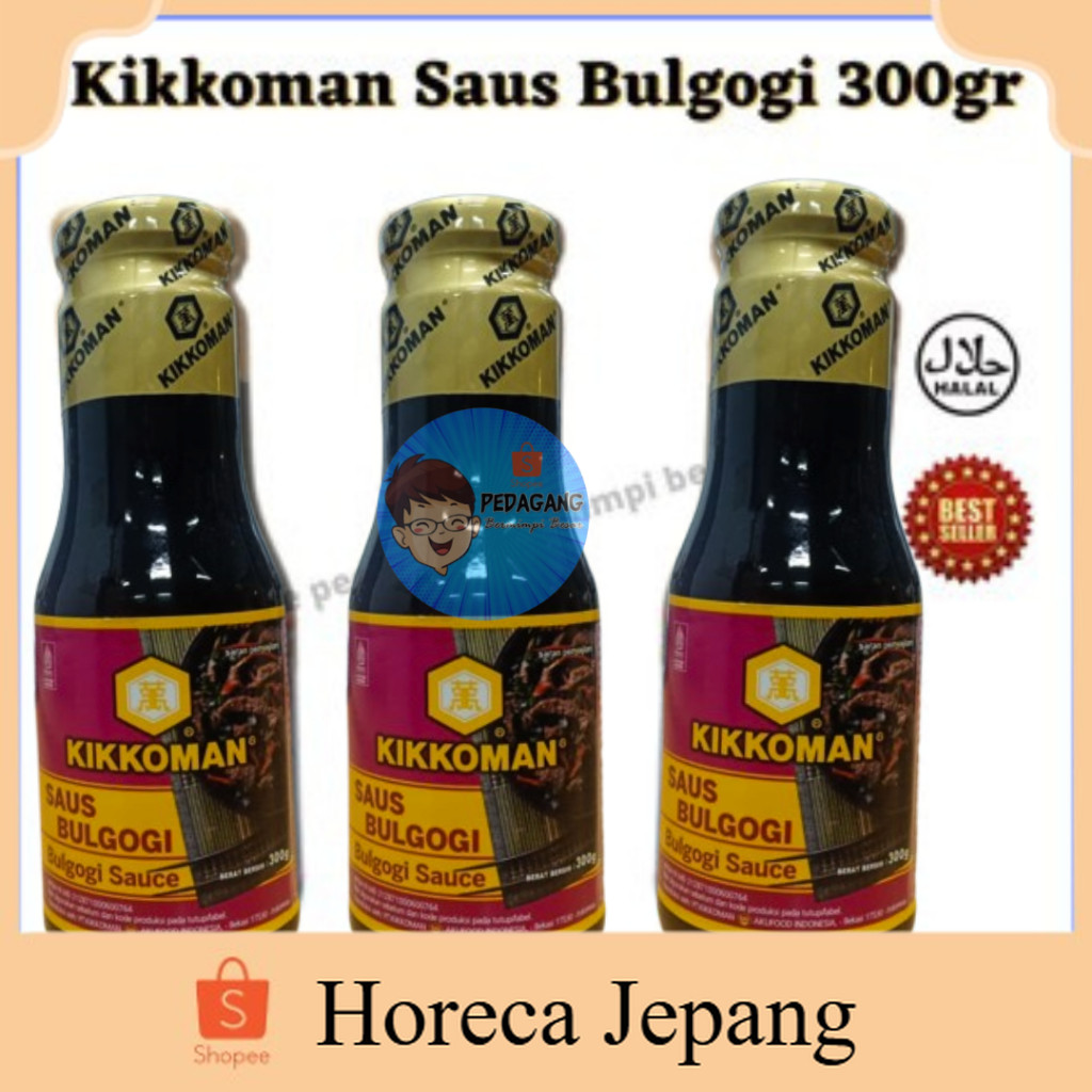 [HRC] Kikkoman Saus Bulgogi 300gr / Saus Bulgogi Korea / Korean BBQ Sauce / Saus Marinasi Daging Sap