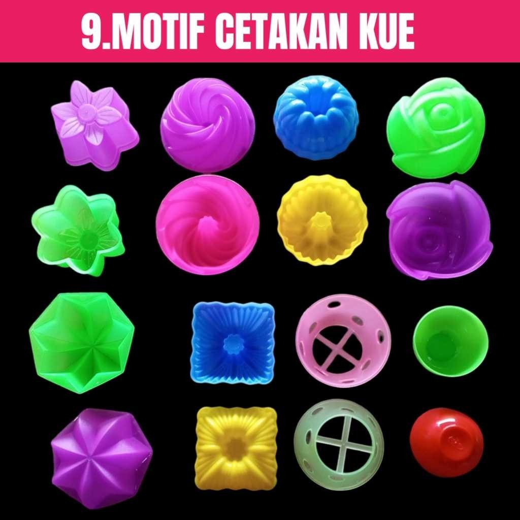 ( 12.PCS / 1.LUSIN ) 9.MOTIF CETAKAN KUE / CETAKAN KUE TWISTER / CETAKAN KUE PUTU AYU BULAT / CETAKA