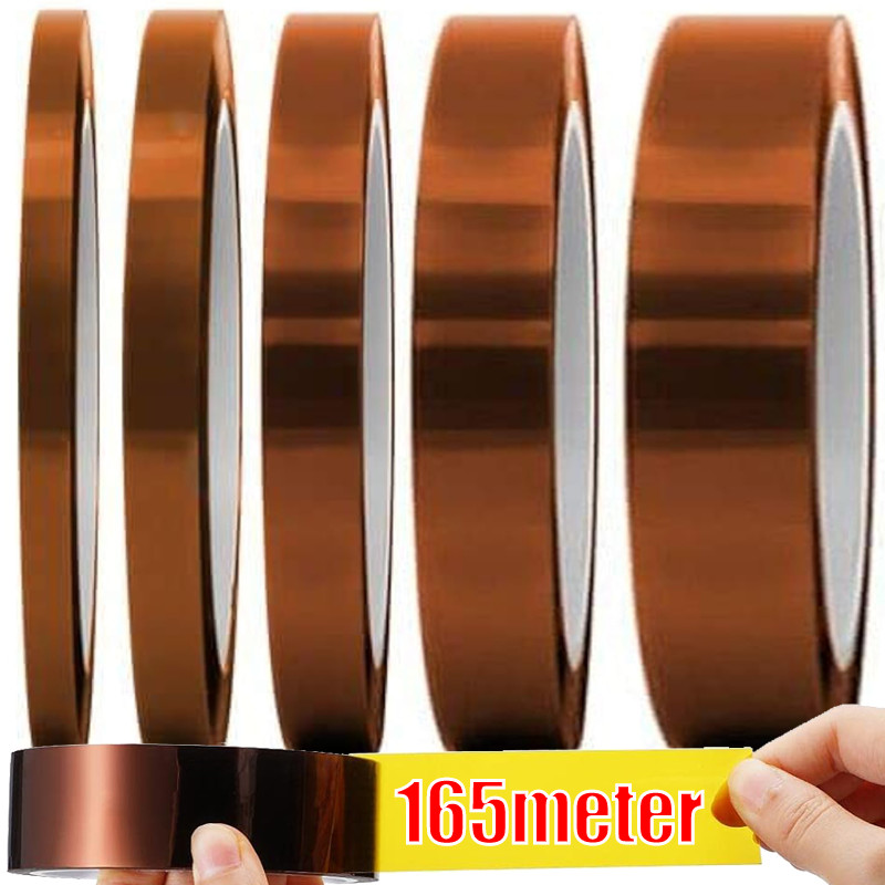 High Temp Heat Resistant Tape Polyimide Adhesive Battery Wire Tapes CPU Circuit Board Protection Ele