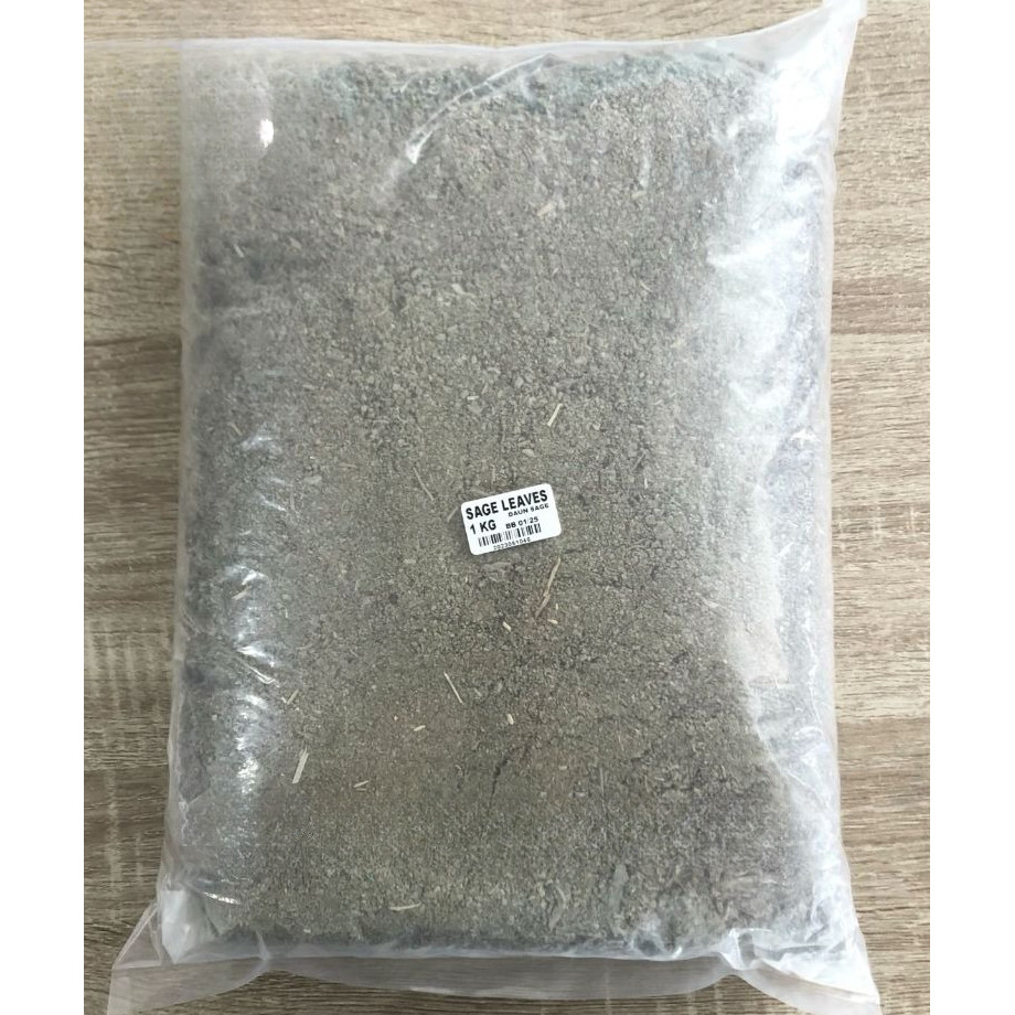 

Daun Sage Kering 1 kg / Dried Sage 1 kg / Dry Sage Flakes / Dried Sage Leaves