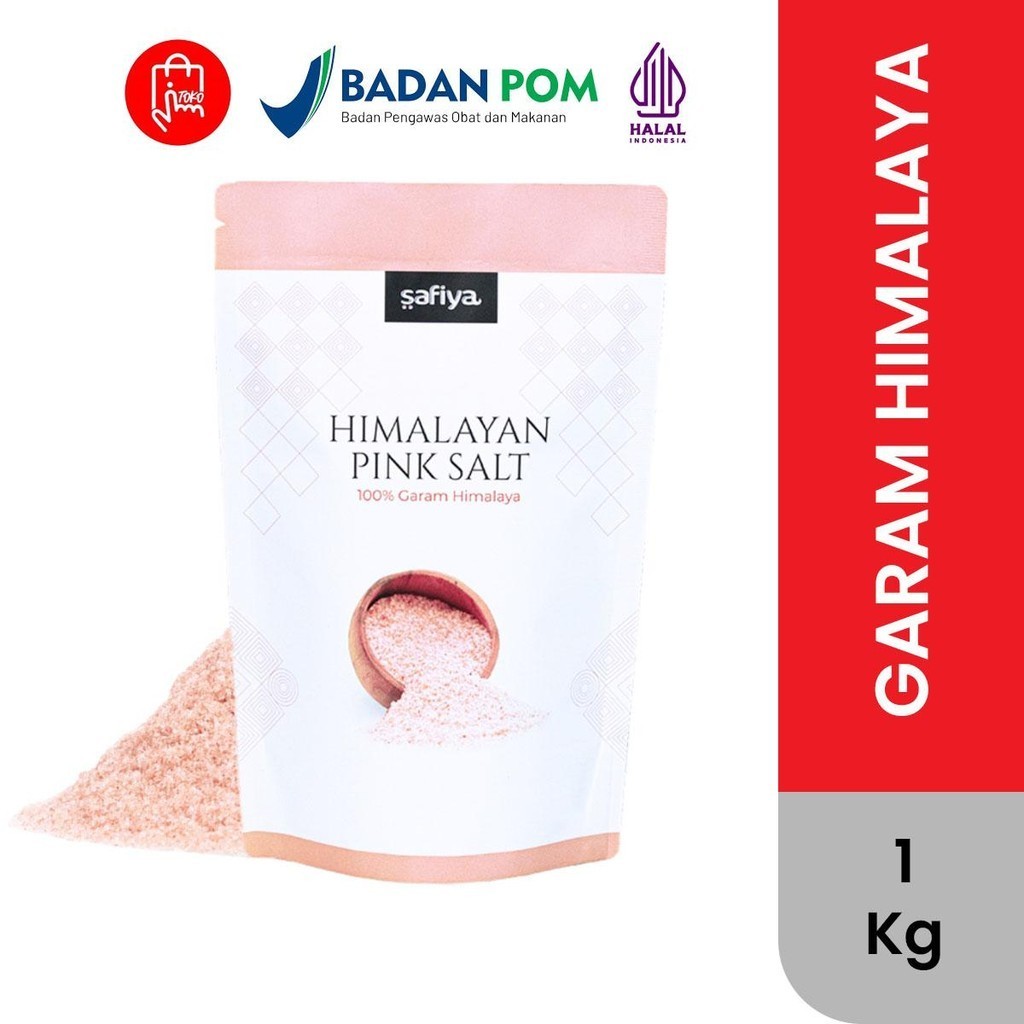 ITOKO - Garam Himalaya 1Kg Pink Himalayan Salt Original BPOM