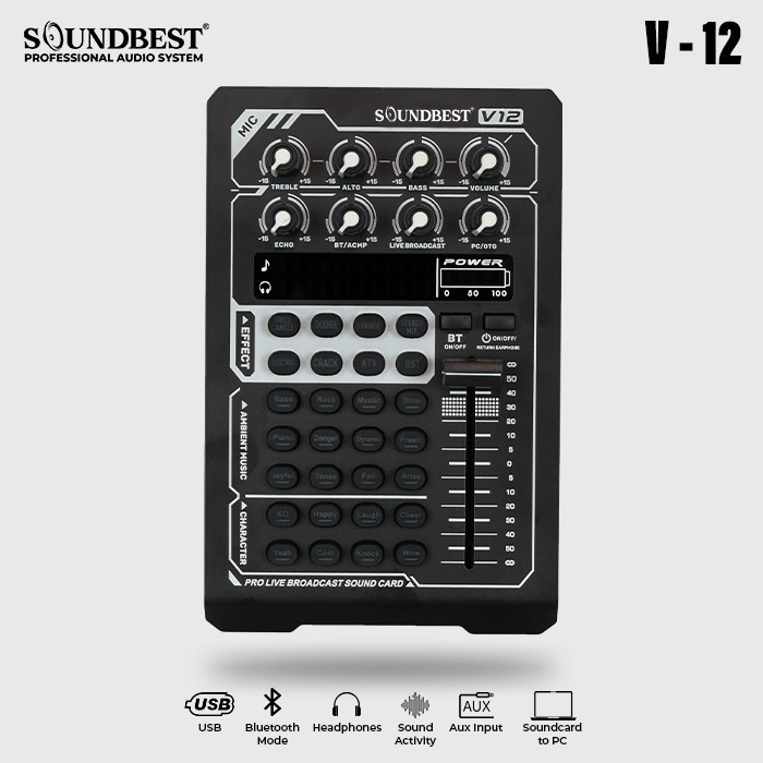 DISTRIBUTOR SOUNDCARD SOUNDBEST V12