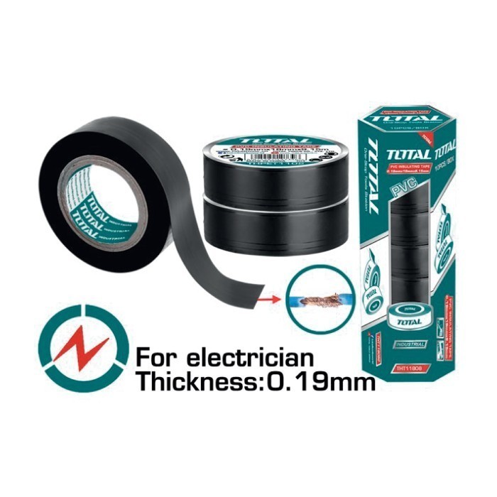 

TOTAL LAKBAN KABEL LISTRIK PVC INSULATING TAPE THPET1103