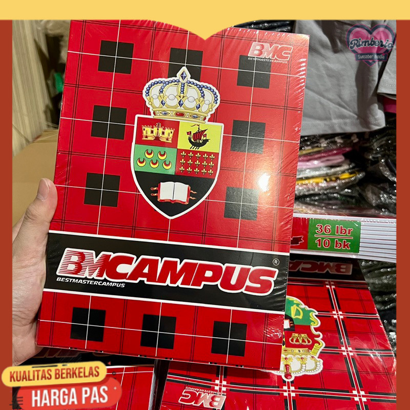

CTShopID Buku Tulis Anak Sekolah BMC Boxy BESAR CAMPUS isi 36 Lembar