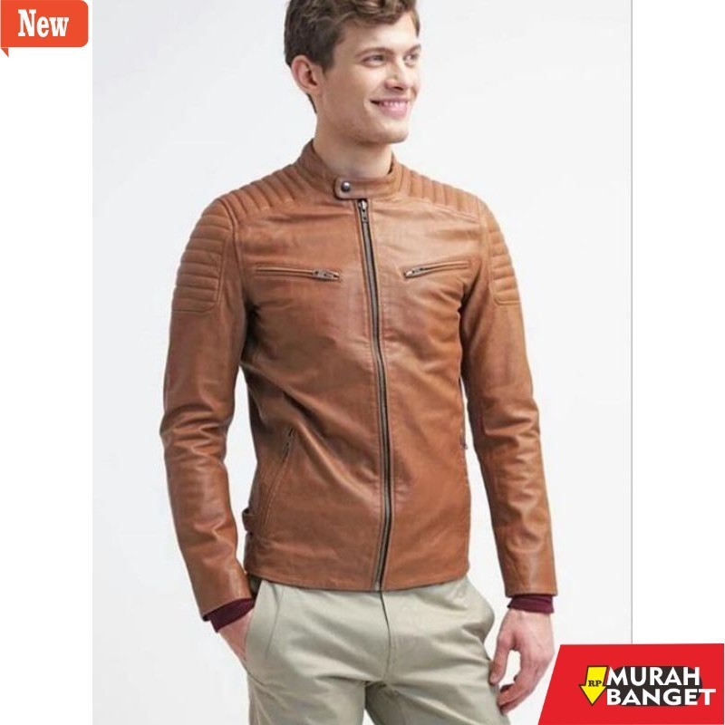 jaket kulit pria garut jaket semi kulit sintetis pria laki laki