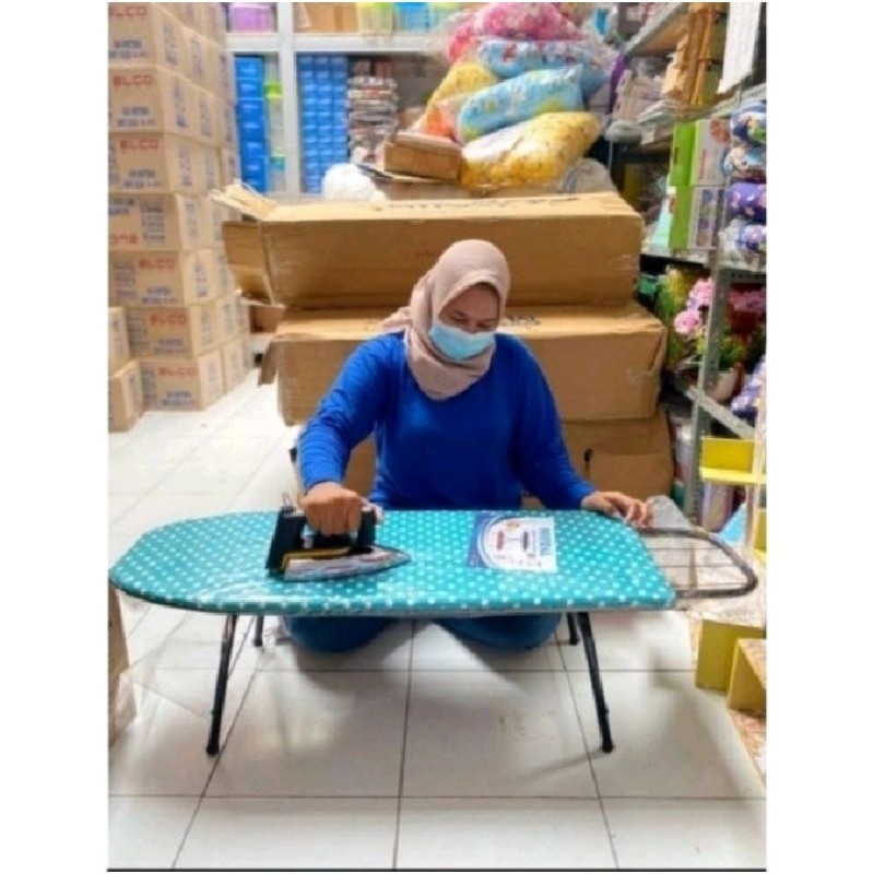 Meja alas setrika alas setrika lipat alas setrika duduk alas setrika berkualitas gosokan baju gosoka