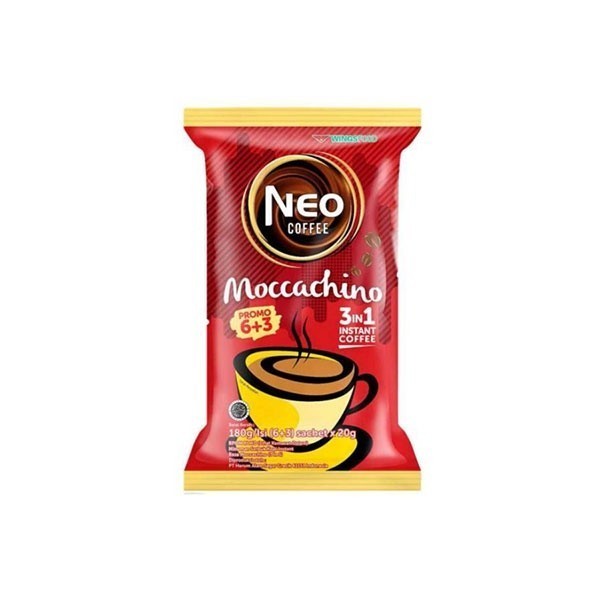 

HPM - NEO COFFEE MOCCACHINO ISI 6 SACHET X 20 GR - KOPI
