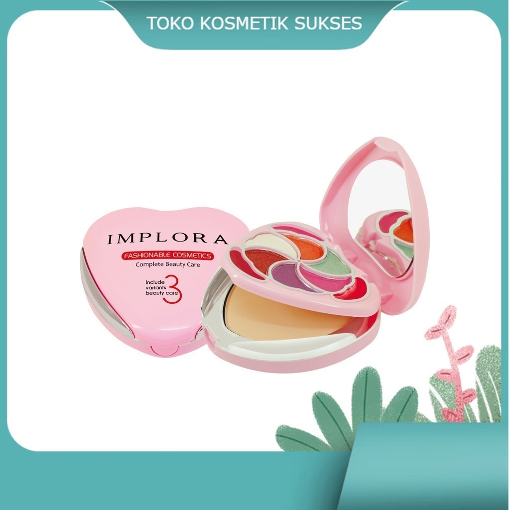 Implora Bedak Complete Love Beauty Care New 012  | bedak padat implora