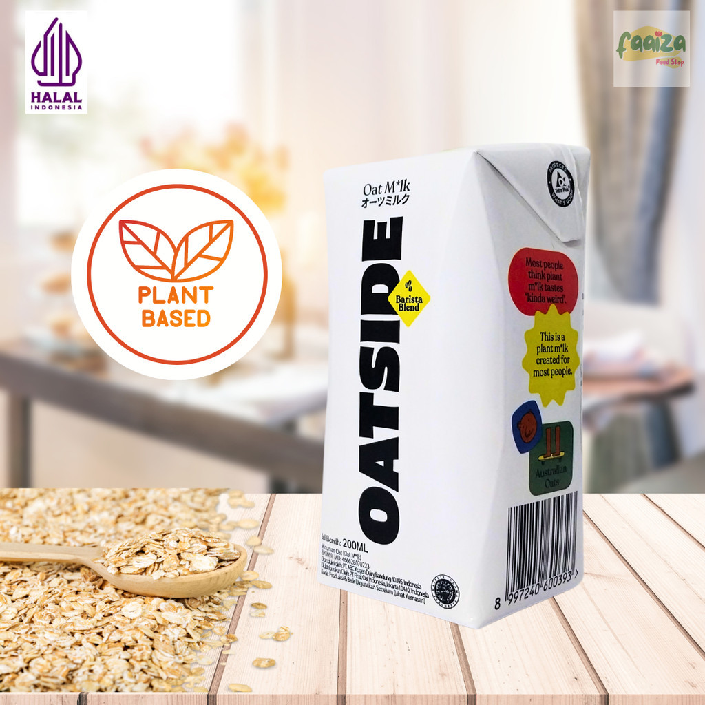 

Oatside Plain Barista Blend 200ml Straw Plant-Based Milk