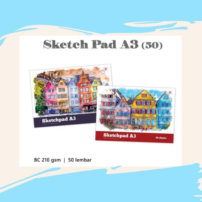 

tiara sketch book A3 50 lembar