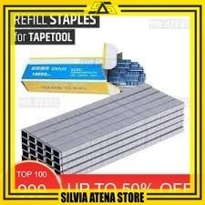

SILVIA ATENA STORE-Isi Ulang Refill Staples Tapetool isi 10.000 pcs setaples pengikat lanjaran tanaman-COD GRATIS ONGKIR