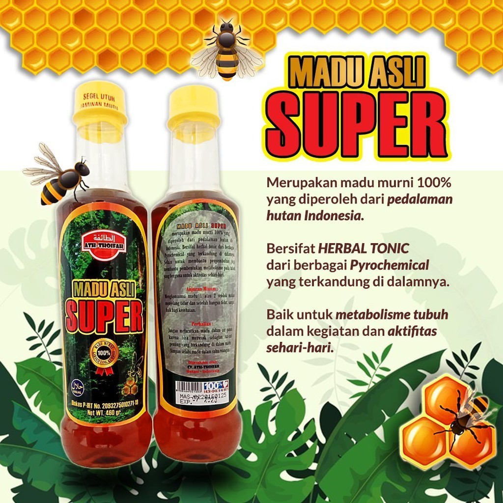 

Madu Hutan Asli Super Ath-Thoifah 460 Gr