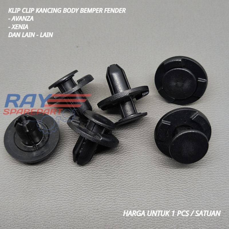 KLIP CLIP KANCING RIVET BODY BEMPER FENDER TOYOTA AVANZA XENIA