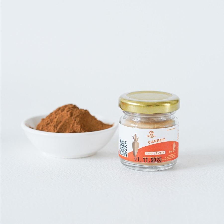 

Crystal Carrot Powder 20gr - Bubuk Wortel/Bumbu MPASI