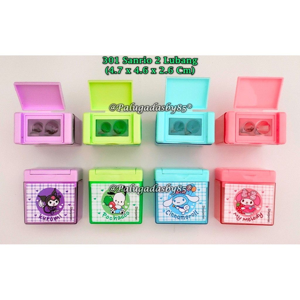 

(1 Biji) Rautan Sanrio 301 2 Lubang 4.7 x 4.6 x 2.6 Cm / Rautan NO.301 Sanrio / Rautan GXIMP 301