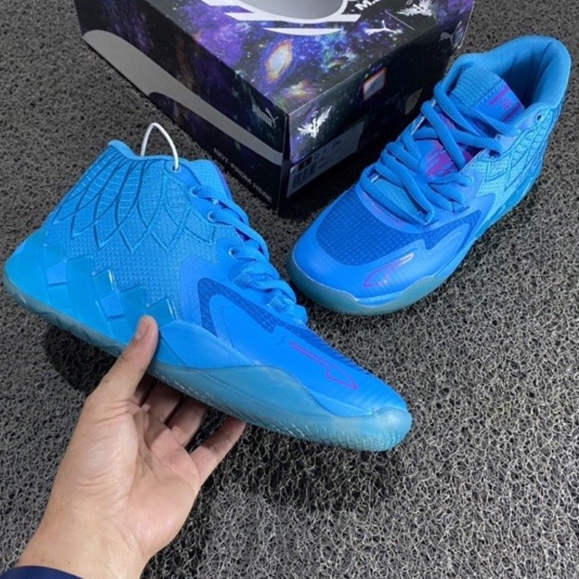 Sepatu basket Puma MB01 Broght Blue premium original high quality
