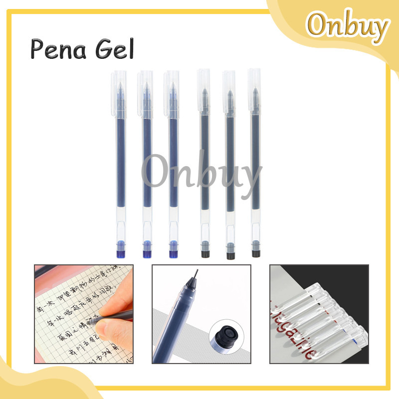 

Pulpen Gel Polos Ink Standar Pulpen Alat Tulis Stationary Kantor Sekolah Pena Pen Tinta Cair