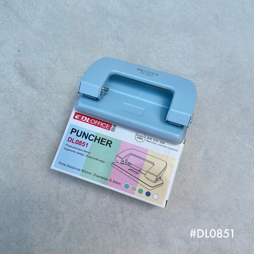 

Punch Impor 8230 Pembolong Kertas Warna Pastel Puncher 2 Holes - SHESB