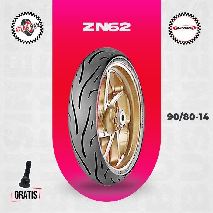 Ban Tubles Motor Matic ZENEOS ZN62 90/80 Ring 14