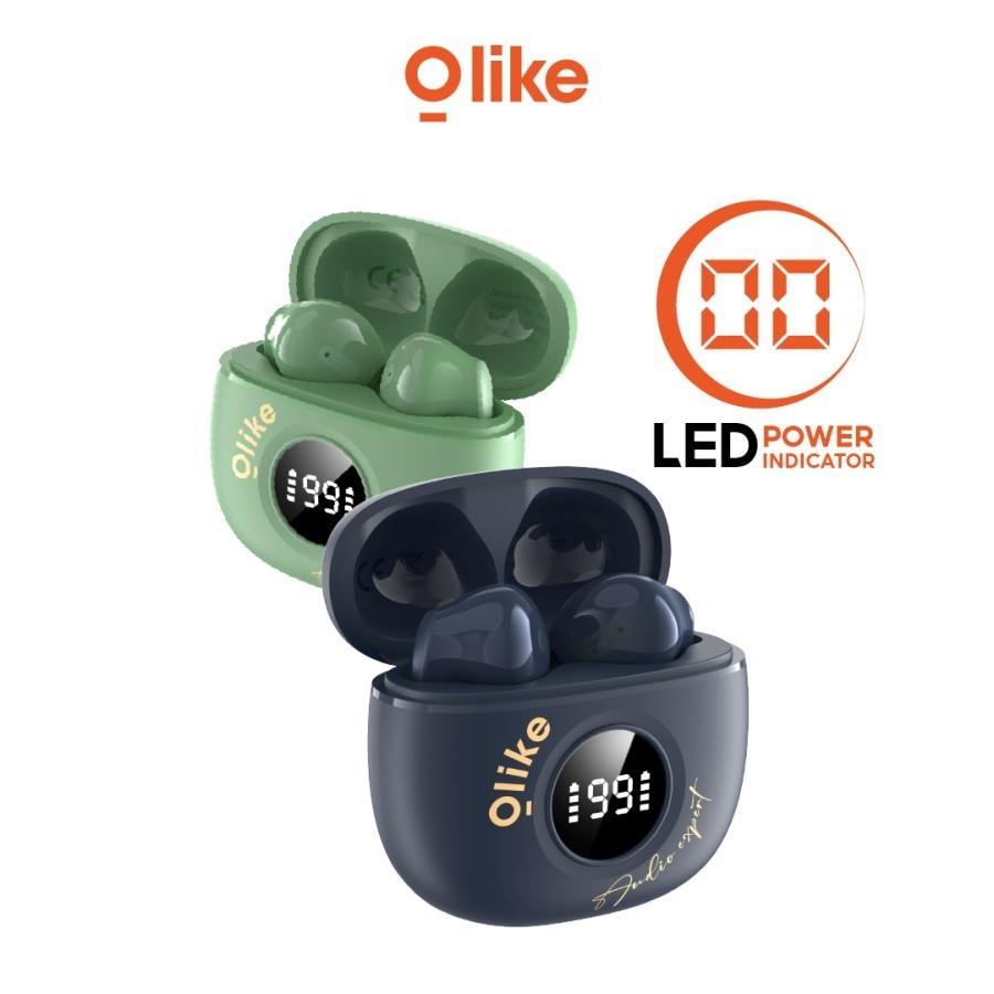 OLIKE CLASSICAL WIRELESS EARPHONES T121 - NAVY BLUE & BLACK