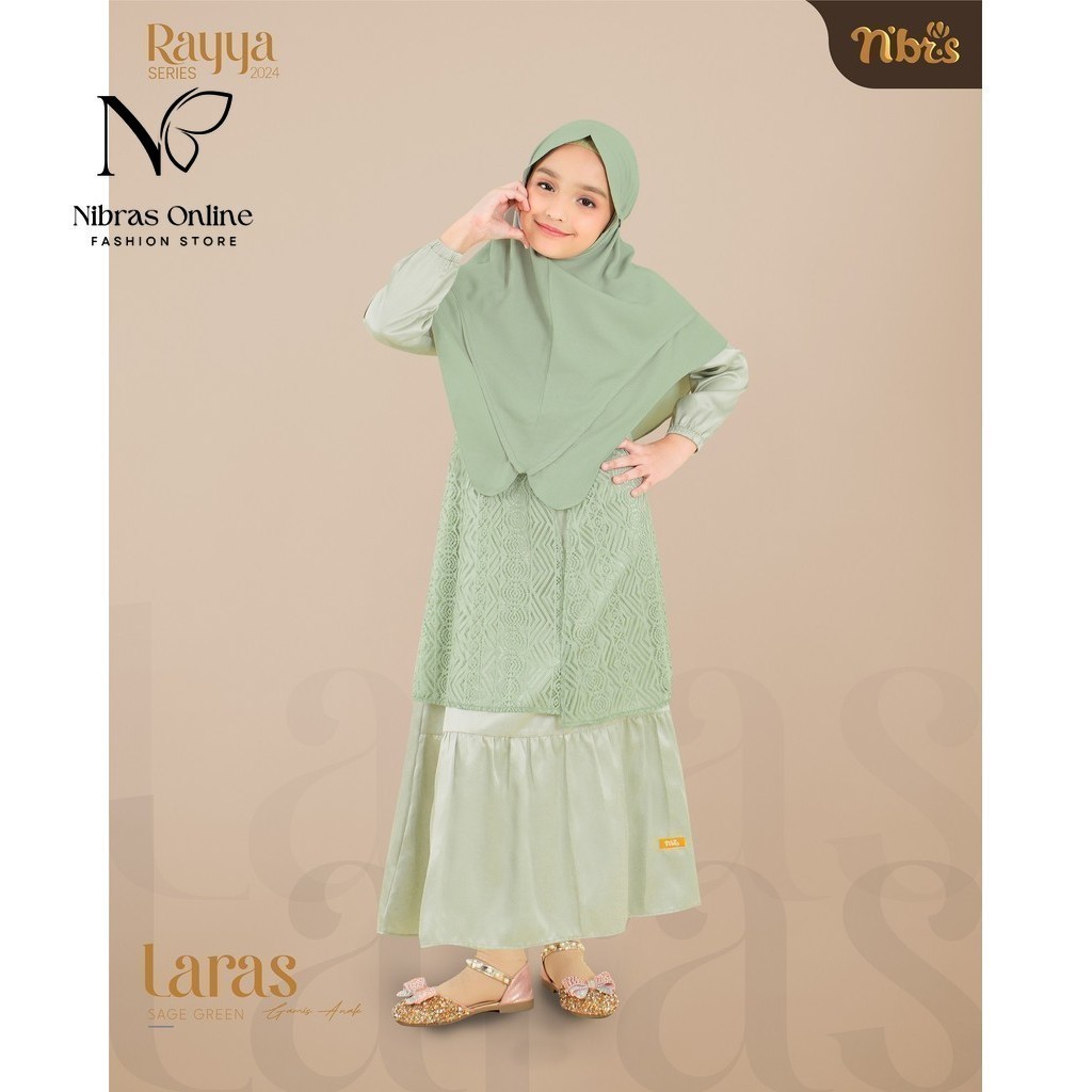 [NIBRAS ONLINE] Laras Gamis Anak Perempuan by Nibras
