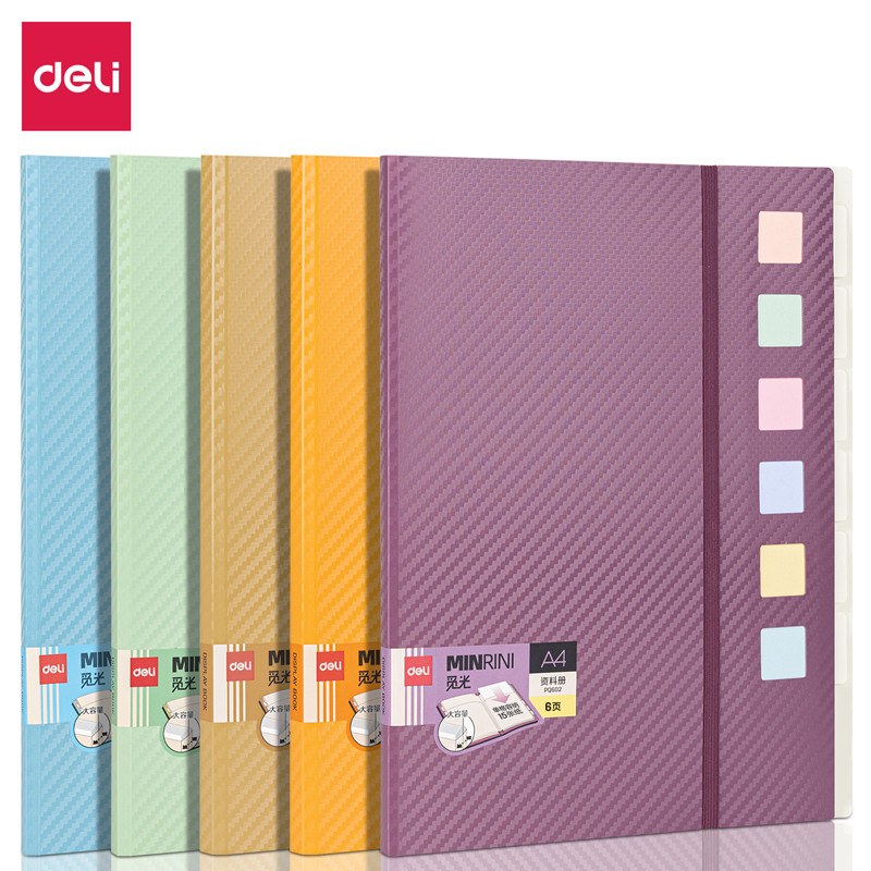 

Deli | Display Book (Clear Holder) MINRINI | 6 Pockets | PQ602